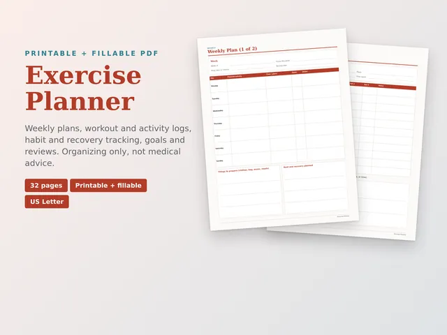 Exercise Planner