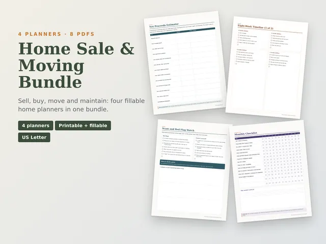 Home Sale and Moving Bundle