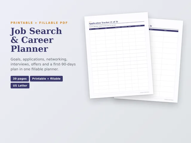 Job Search & Career Planner