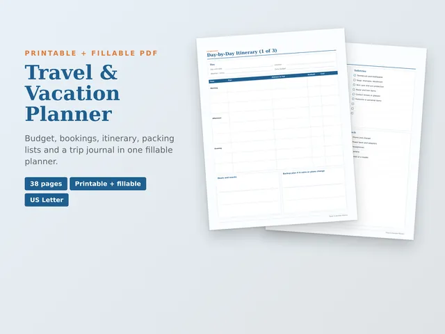 Travel & Vacation Planner