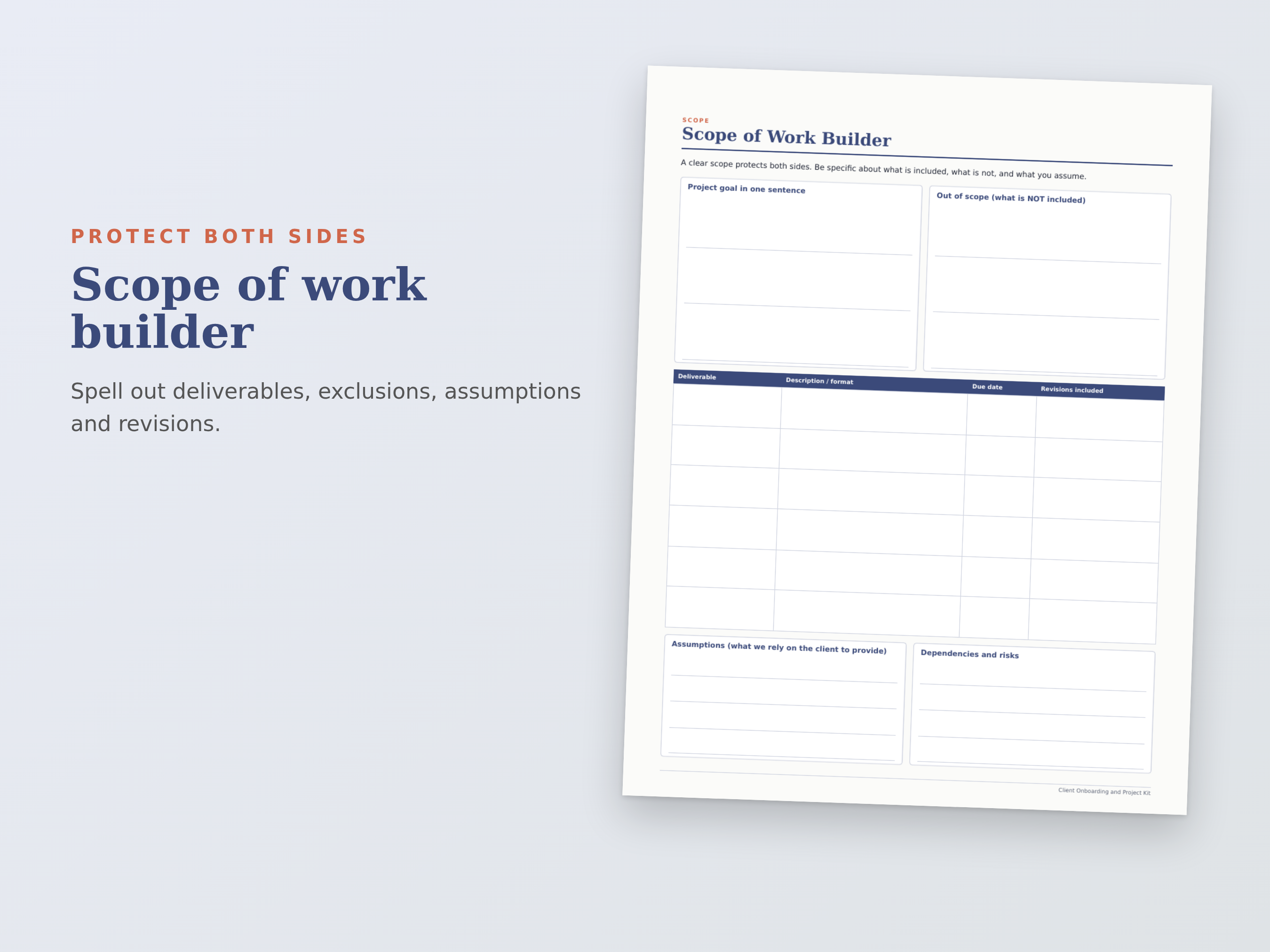 Client Onboarding & Project Kit preview