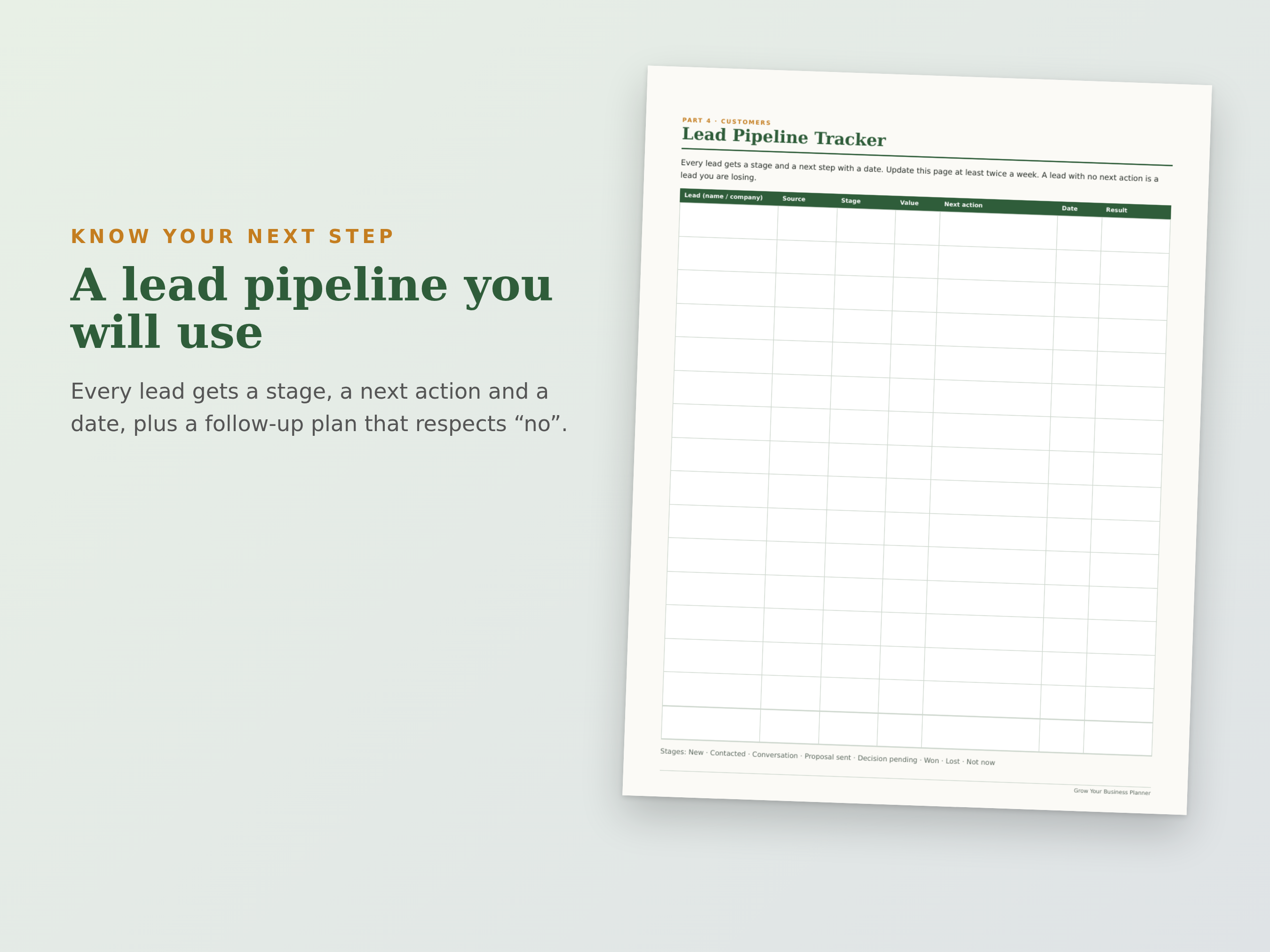 Grow Your Business Planner preview