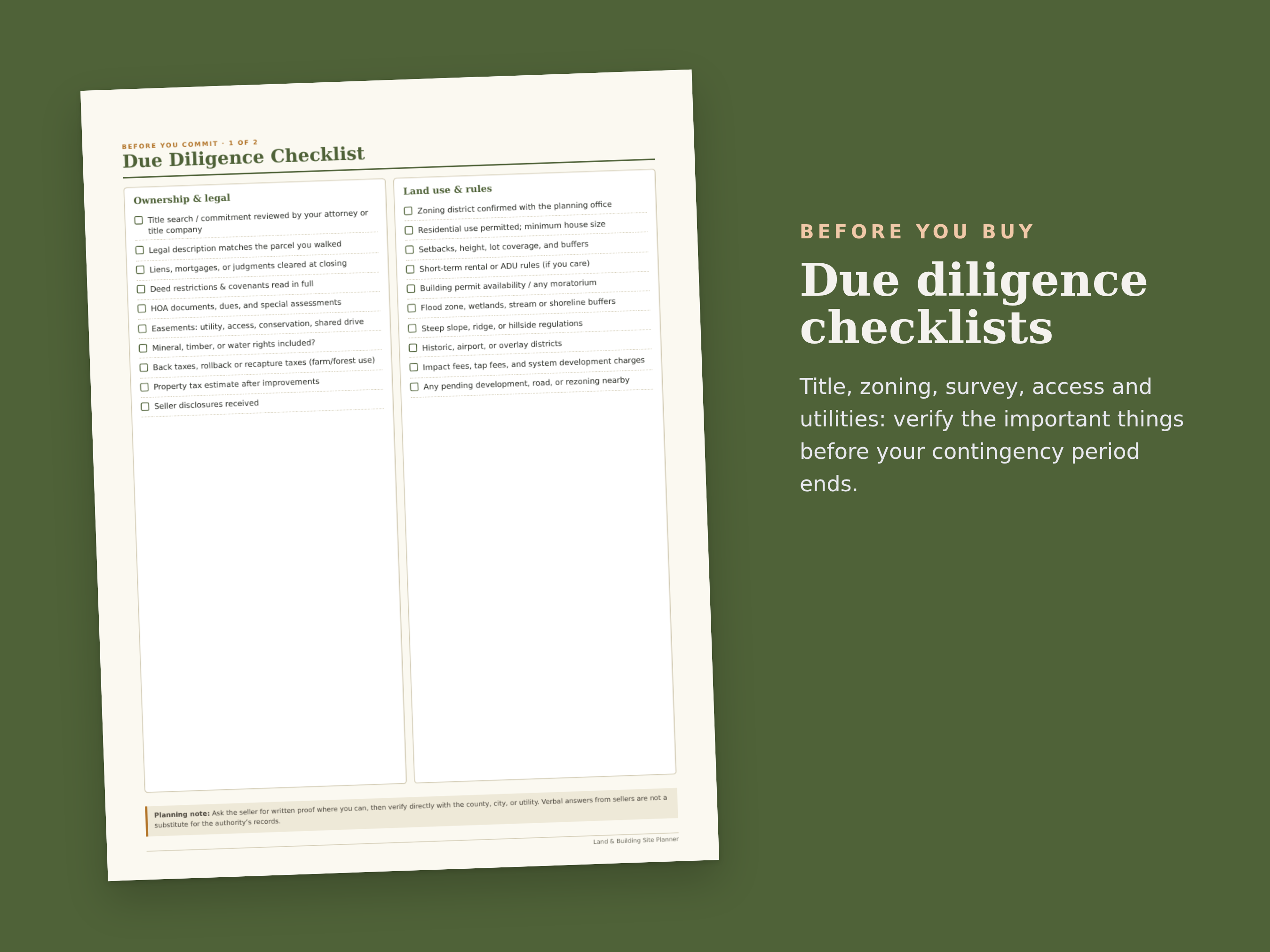 Land & Building Site Planner preview