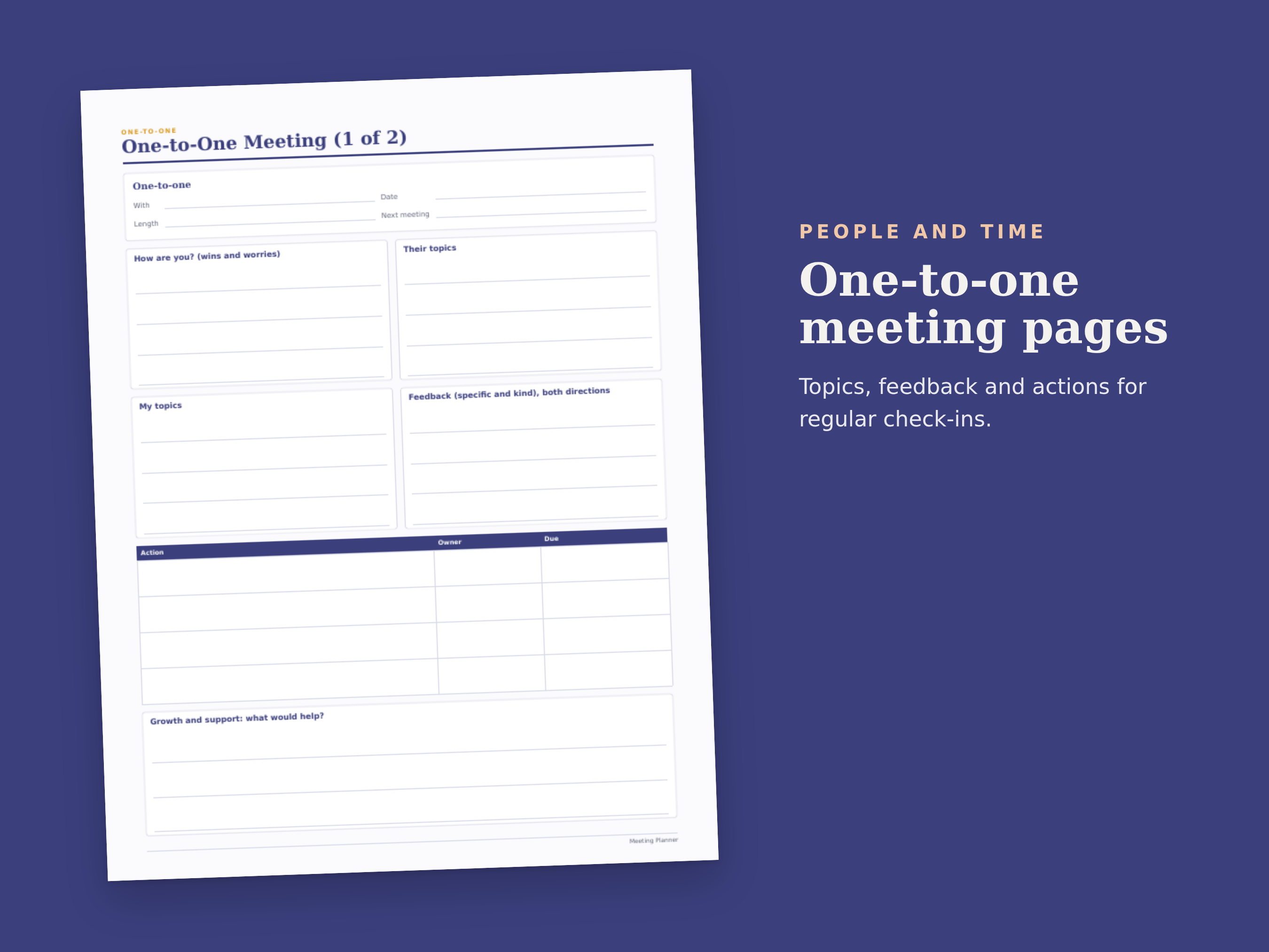Meeting Planner preview