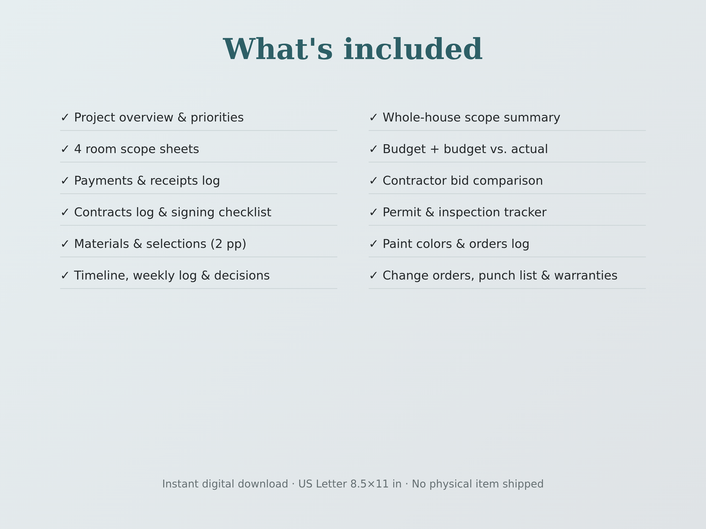 Home Renovation Planner preview